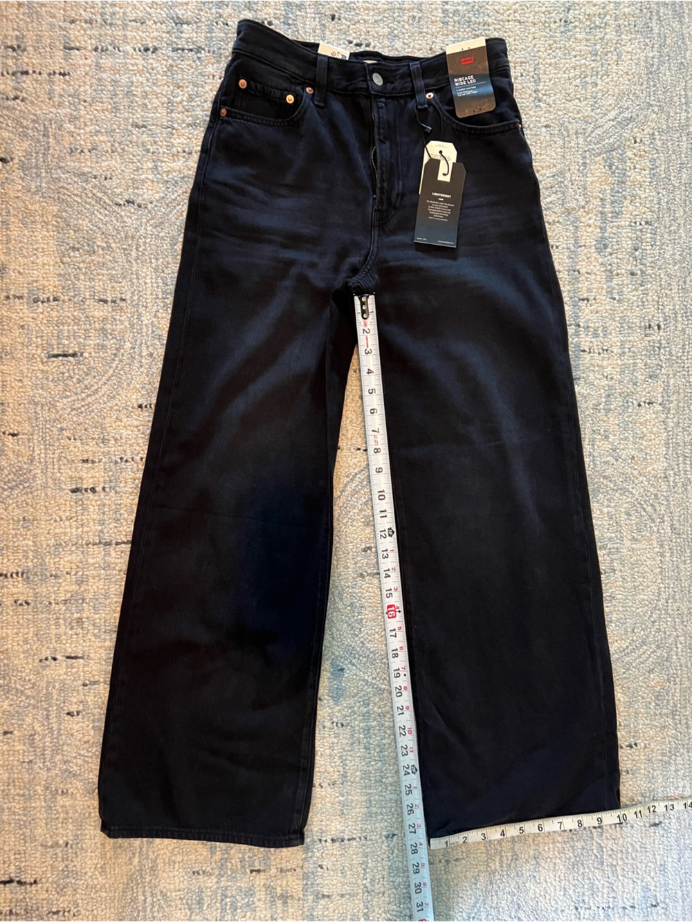 Levis Ribcage Wide Leg Lightweight Jeans - Picture 11 of 13